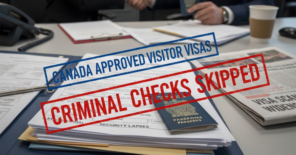 Canada Approved Over 5 Million Visitor Visas — But Skipped Real Criminal Checks