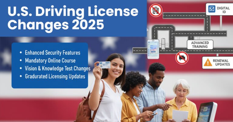 U.S. Driving License Changes 2025: New Rules Taking Effect November 2025 and What Drivers Must Know
