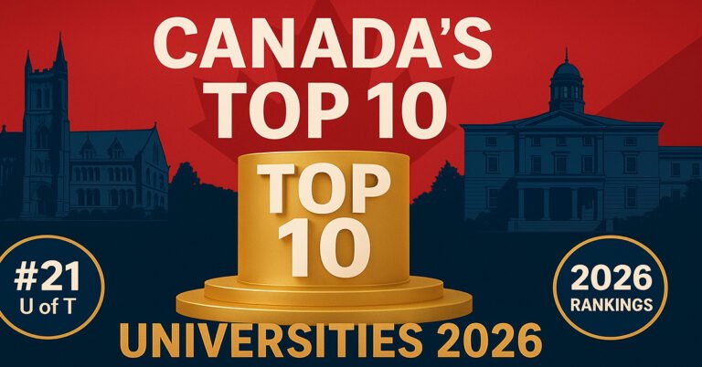 Canada's Top 10 Universities For 2026: Complete Rankings & Student Guide