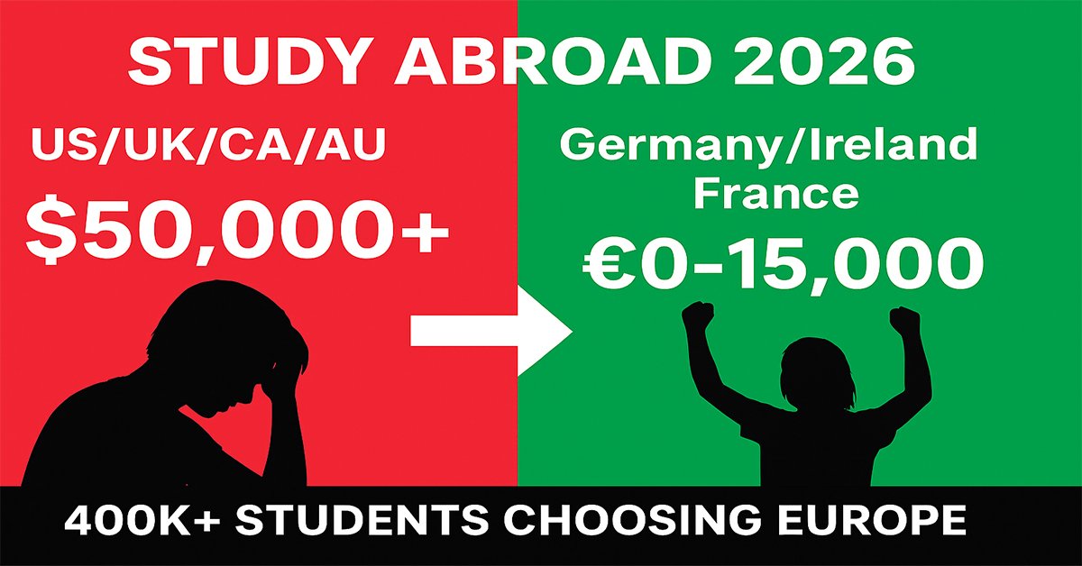 Study Abroad Trends 2026: Why Students Are Choosing Germany and Ireland Over US and UK