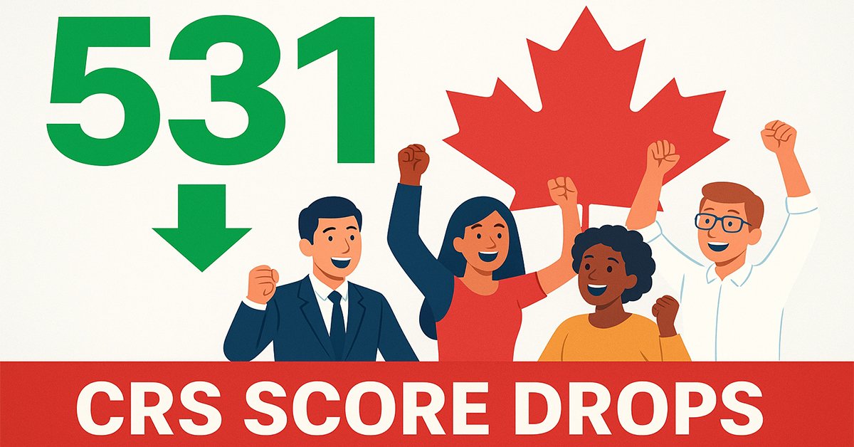 Express Entry CEC Draw November 26: CRS Score Drops to 531, Lowest Since July