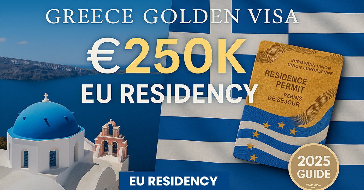 Greece Golden Visa 2025: Complete Investment Guide for EU Residency