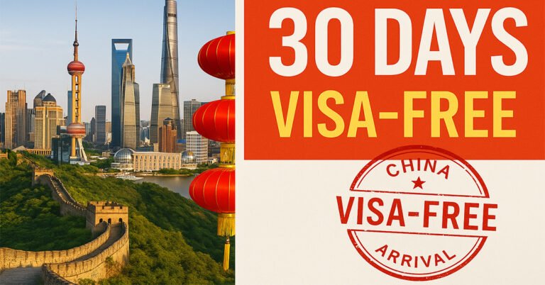 China's 30-Day Visa-Free Entry: Complete 2025 Guide for Travelers