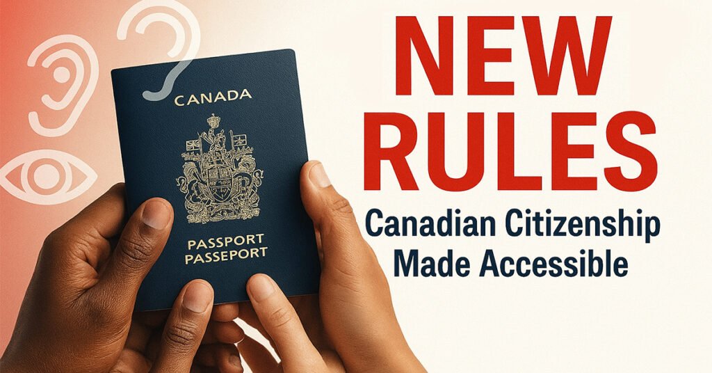 Canada Citizenship Accessibility: Complete Guide to New 2025 Accommodations
