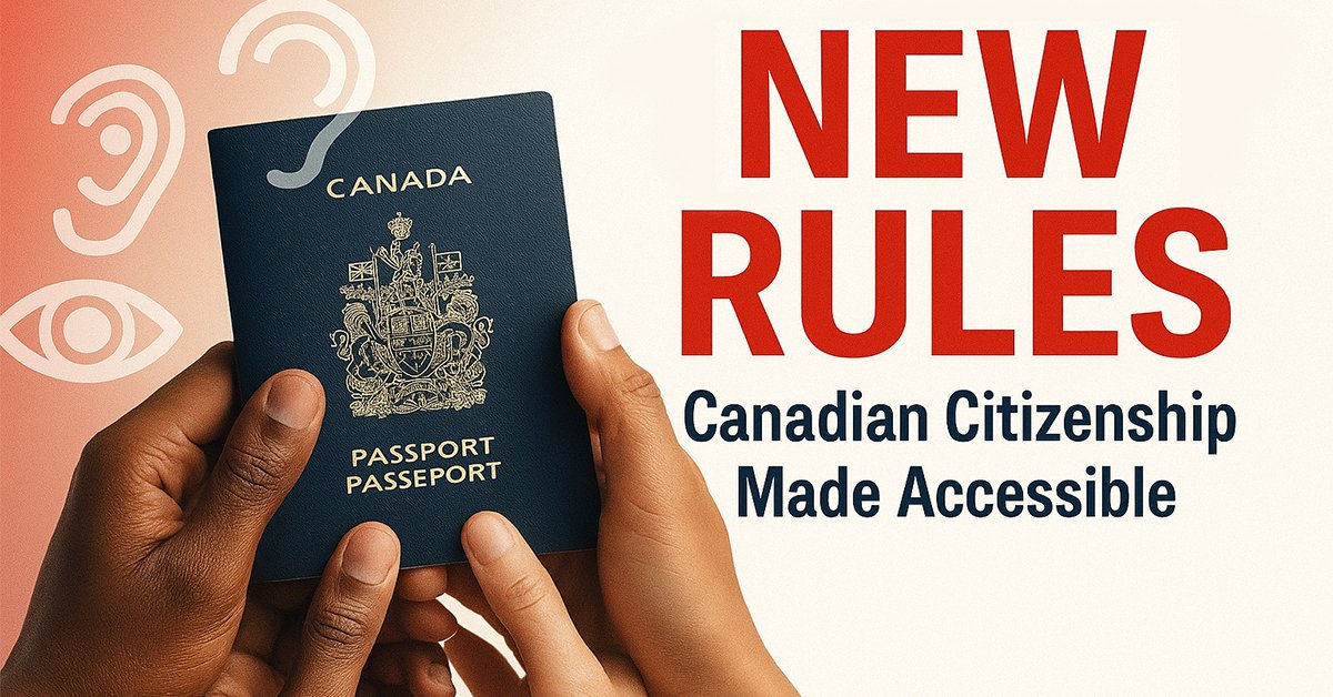 Canada Citizenship Accessibility: Complete Guide to New 2025 Accommodations