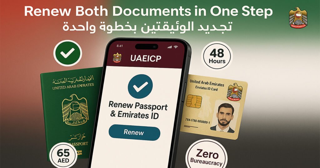 UAE Passport and Emirates ID: Complete Guide to Single-Step Renewal in 2025