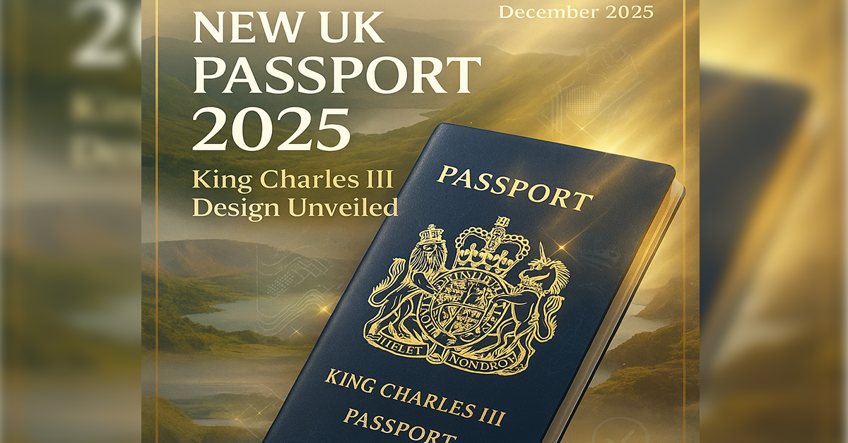 New UK Passport 2025: Everything You Need to Know About King Charles III's Design