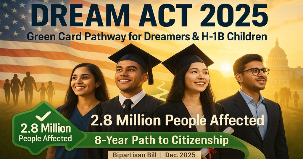 Dream Act 2025: Comprehensive Guide to Green Card Pathway for Dreamers and H-1B Children