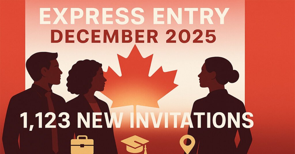 Canada Express Entry December 2025: Largest PNP Draw Issues 1,123 Invitations