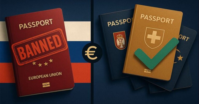 EU Bans Russian Visas, But 50,000+ Bypass Rules Through Golden Passports