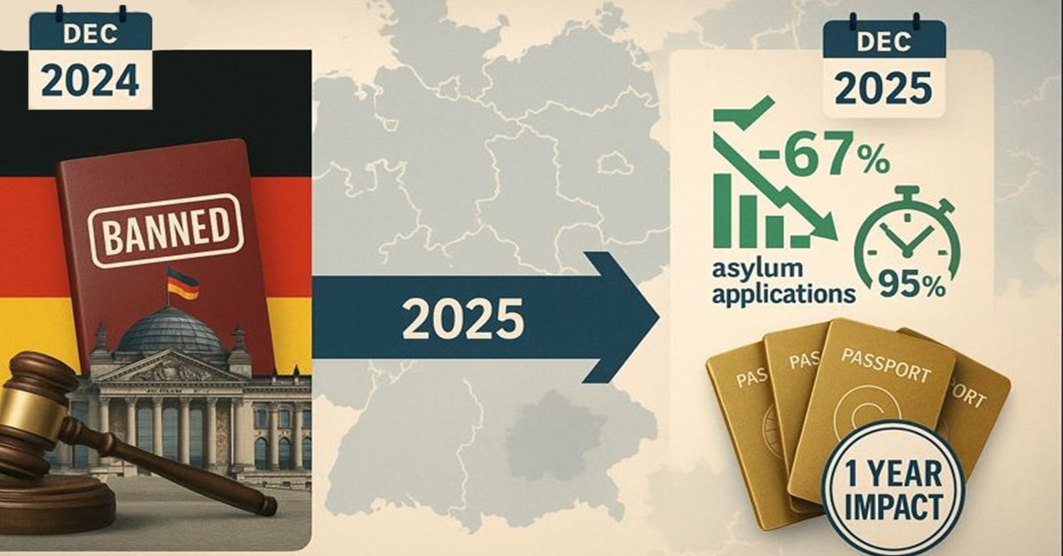 Germany's Asylum Law One Year Later: How 2024 Changes Reshaped Migration in 2025