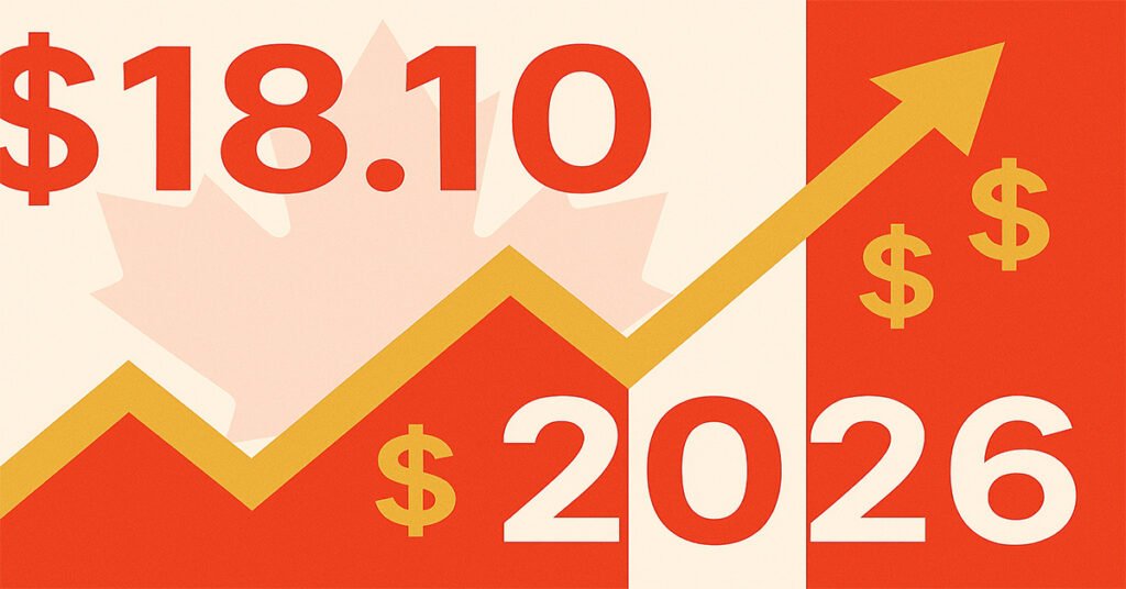 Canada Minimum Wage 2026: New Rates for Federal Workers and 5 Provinces