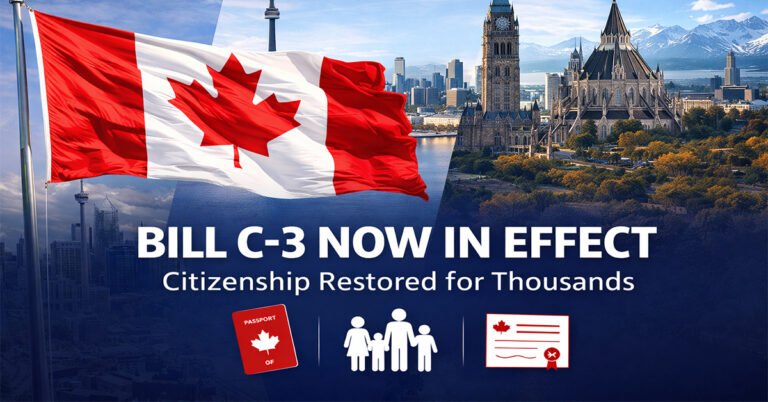 Bill C-3 Now in Effect: Thousands Gain Pathway to Canadian Citizenship in 2025-2026