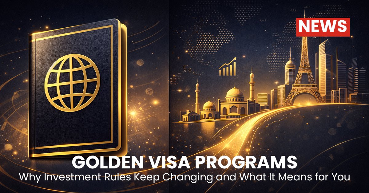 Golden Visa Programs in 2025: Why Investment Rules Keep Changing and What It Means for You