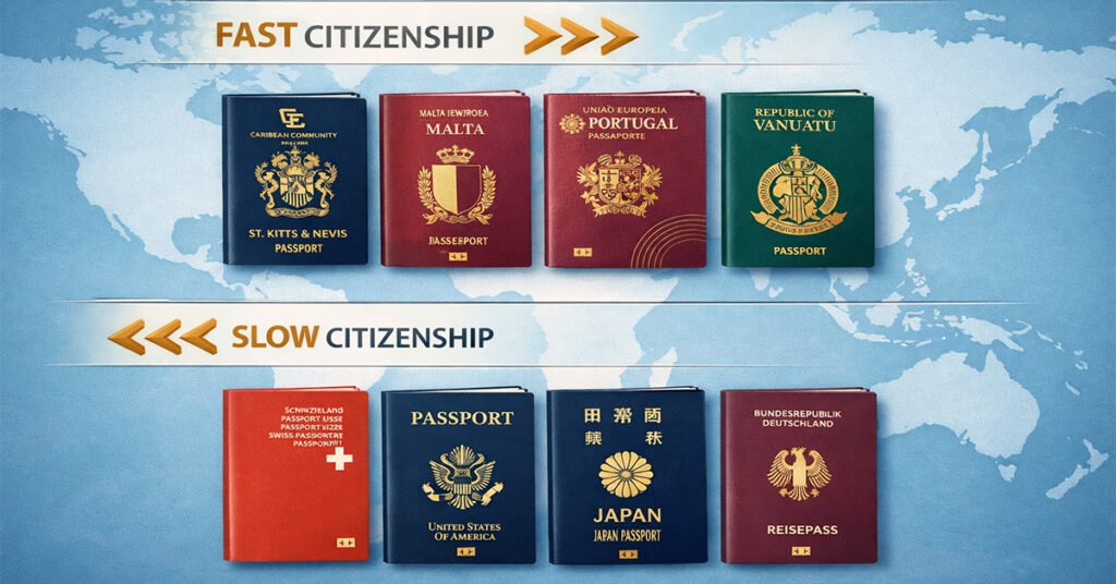 From 2 Months to 30 Years: The Countries Where Getting Citizenship Is Easiest (and Nearly Impossible)