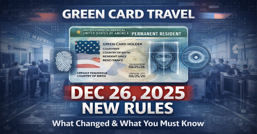 Green Card Travel Rules Changed December 26: Everything You Need to Know About New US Entry Requirements