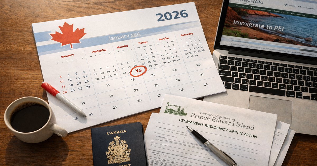 Prince Edward Island's 2026 Immigration Draw Schedule: All 12 Dates Revealed