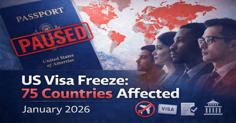 US Freezes Visa Processing for 75 Countries: Everything You Need to Know (January 2026)