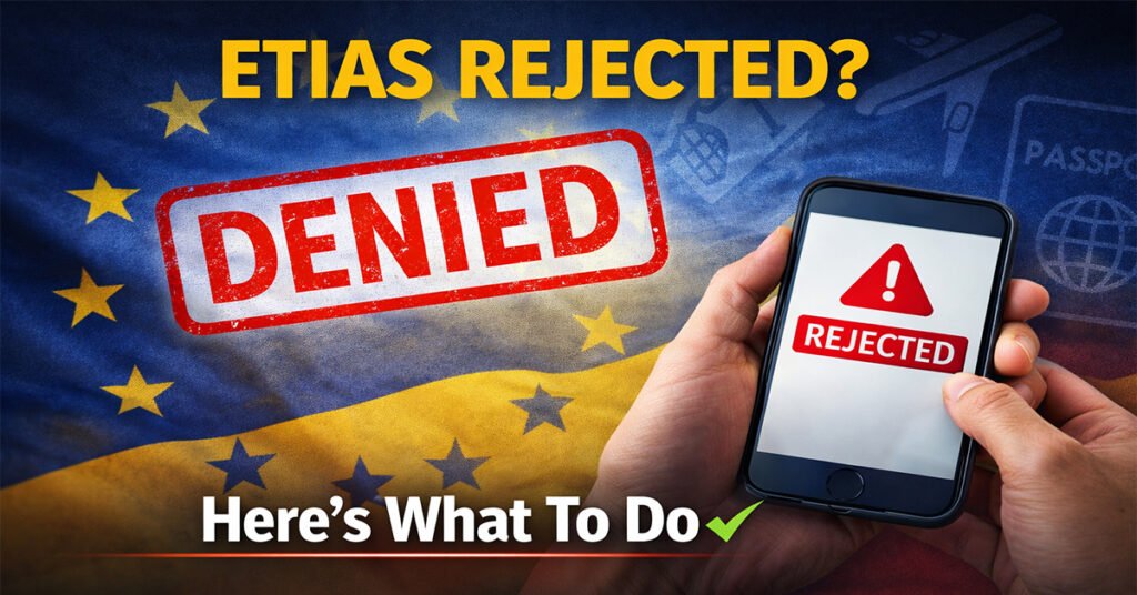 Your ETIAS Got Rejected? Here's Exactly What to Do Next (And How to Fix It)