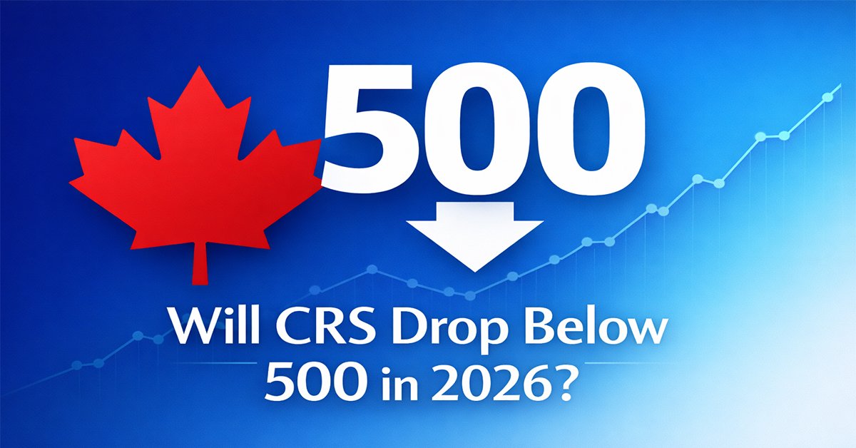 Will Express Entry CRS Finally Drop Below 500 in 2026? Here's What You Need to Know