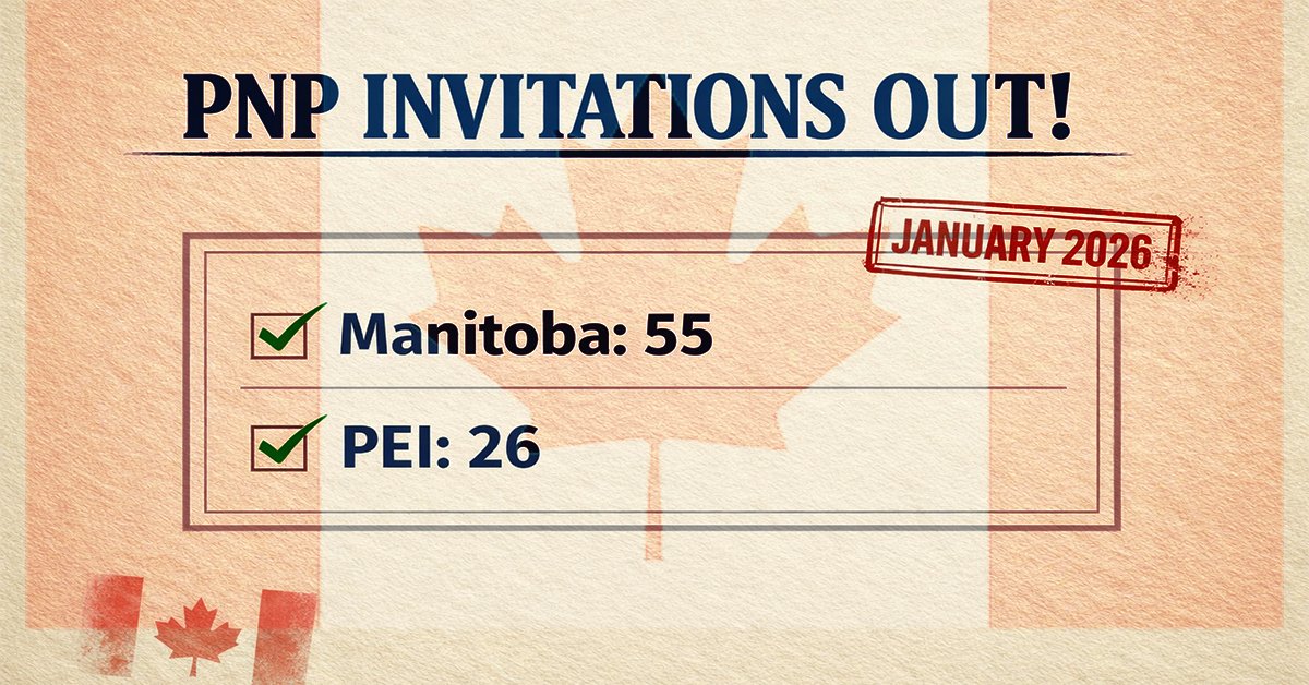 Manitoba and PEI Just Issued Their First PNP Invitations of 2026—Here's Who Got Picked