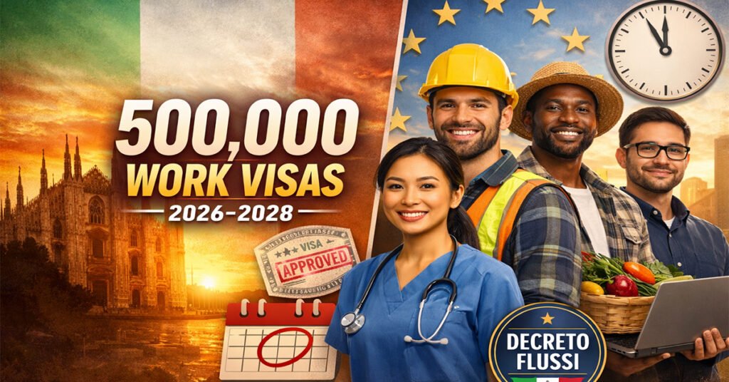 Italy's 500,000 Work Visas: Everything You Need to Know About the Decreto Flussi 2026-2028
