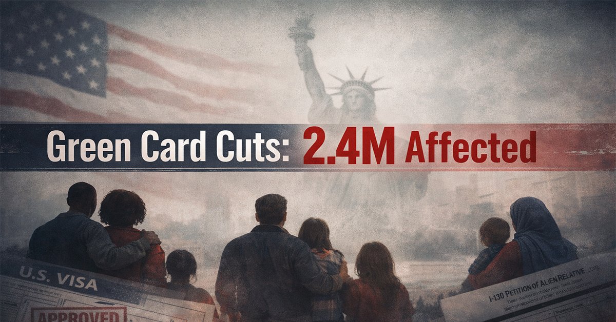2.4 Million Green Cards Could Disappear: What Trump's New Immigration Policies Mean for Your Family