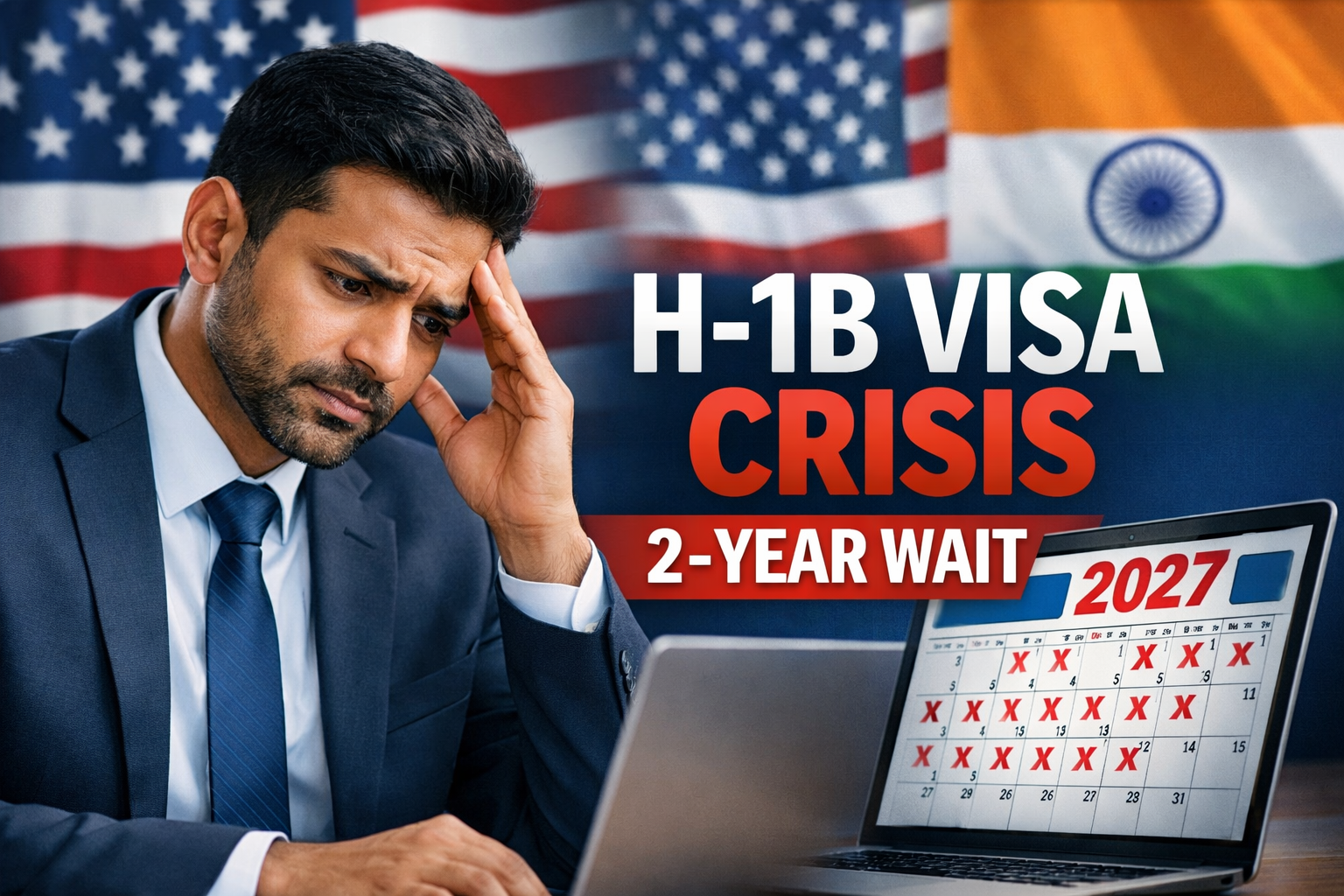 H-1B Visa Crisis: Why Indian Professionals Face 2-Year Wait for US Consulate Appointments