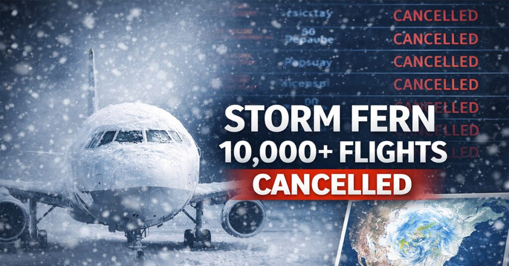 Winter Storm Fern Grounds 10,000+ Flights: What Travelers Need to Know Right Now