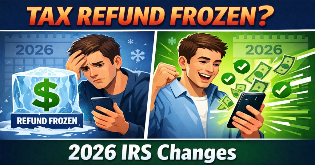 Your 2026 Tax Refund Could Be Frozen—Here's the New IRS Rule and How to Get Your Money Fast