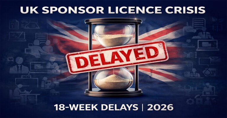 UK Sponsor Licence Crisis: Why Companies Are Waiting 18 Weeks for Certificates of Sponsorship (And What You Can Do About It)