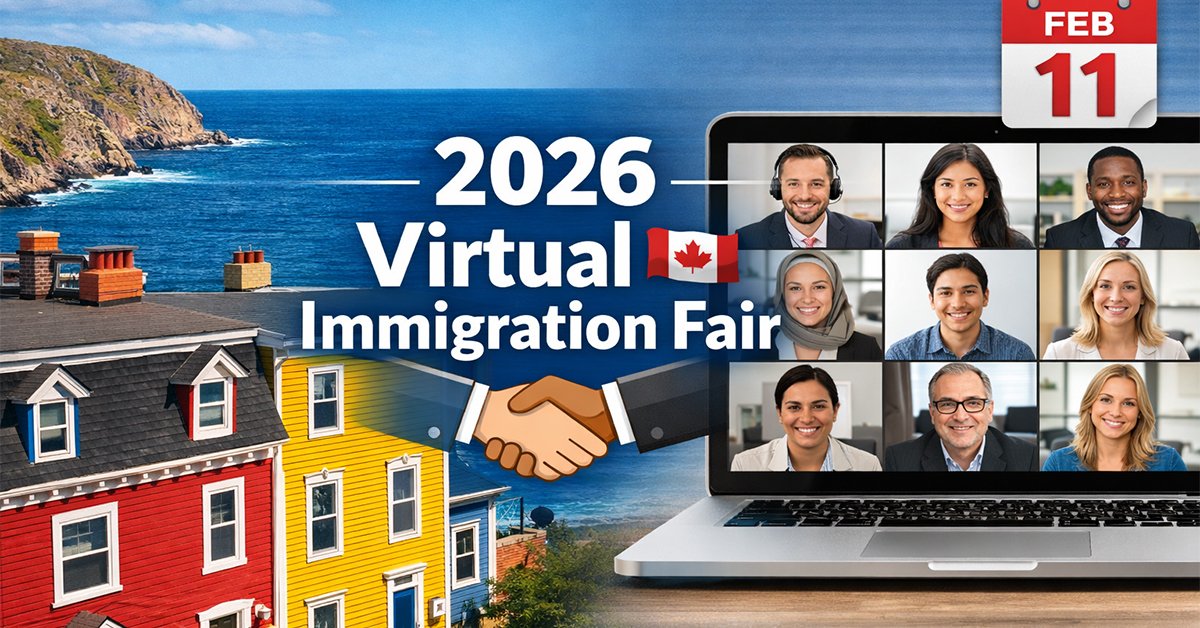 Your Gateway to Canada: Newfoundland & Labrador Virtual Immigration Fair 2026 – Connect with Real Employers Today