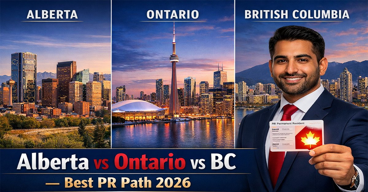 Alberta vs Ontario vs BC: Best PR Path 2026