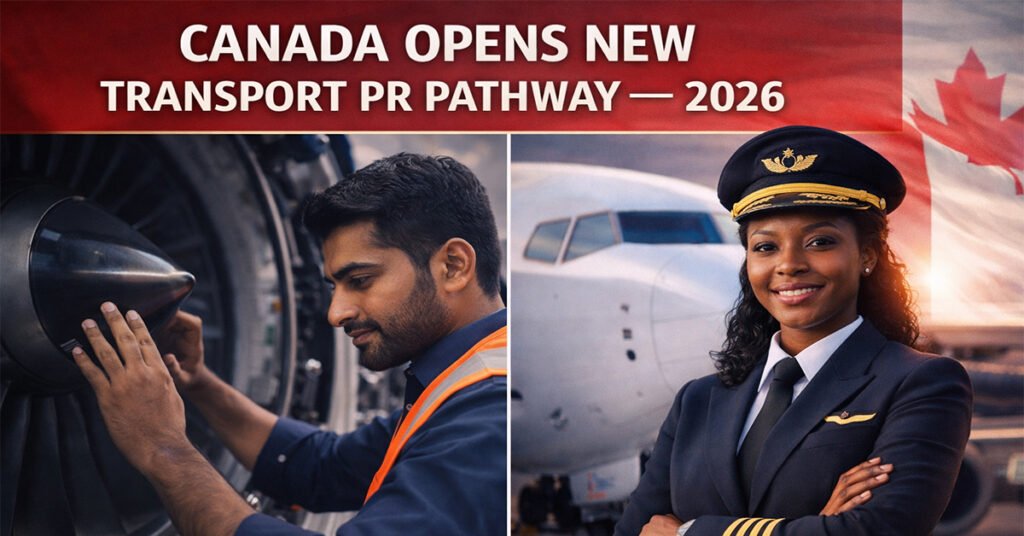 Canada's New Transport Category Is Now Open — And It Could Be Your Fastest Route to PR in 2026