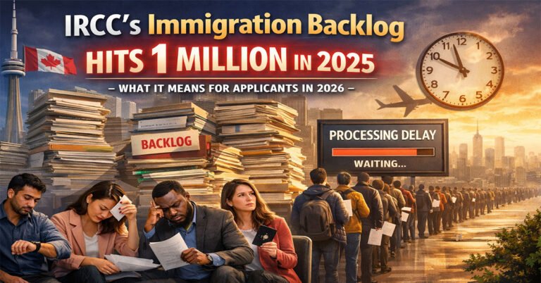 IRCC's Immigration Backlog Hits 1 Million in 2025 — What It Means for Applicants in 2026