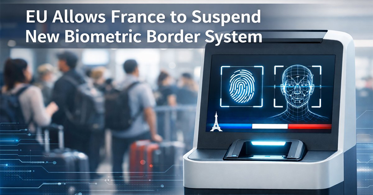 Breaking: EU Allows France to Suspend New Biometric Border System Amid Airport Chaos – What Travelers Need to Know