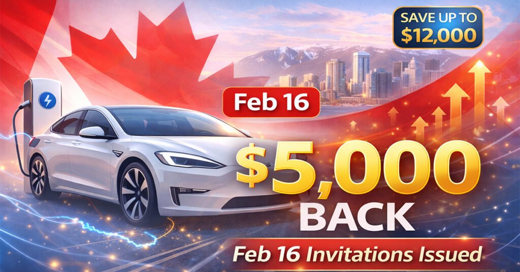 Canada's New $5,000 EV Rebate Returns February 16, 2026: Your Complete Guide to Saving Thousands on Your Next Electric Car