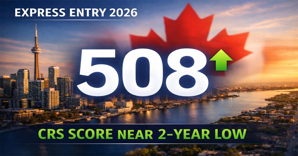 Canada's Express Entry CRS Score Nears Two-Year Low — What It Means for Your Immigration Journey in 2026