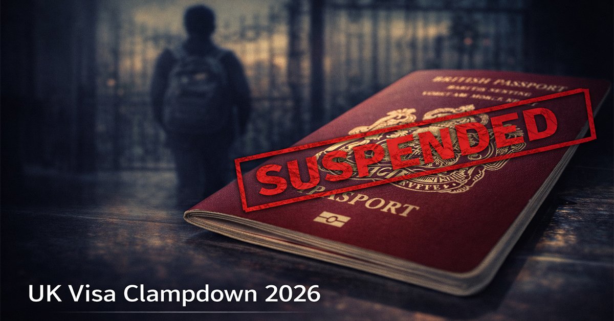 UK Pulls the Plug on Student Visas for Afghanistan, Cameroon, Myanmar & Sudan — What It Means for Thousands of Applicants