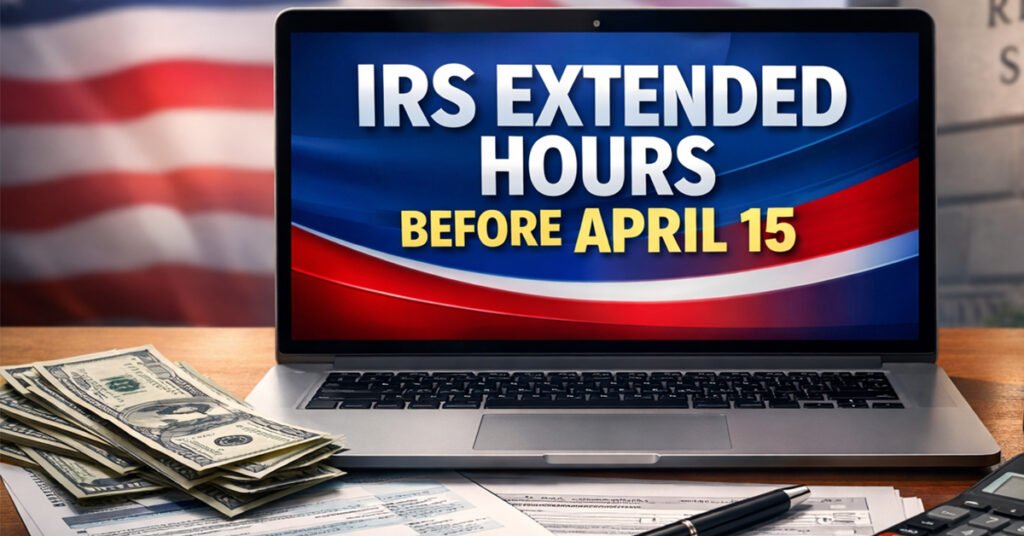 IRS Extends Office Hours Nationwide Before April 15 Tax Deadline — What Millions of Americans Need to Know