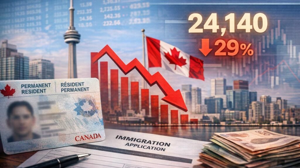Canada PR Approvals Drop in 2026