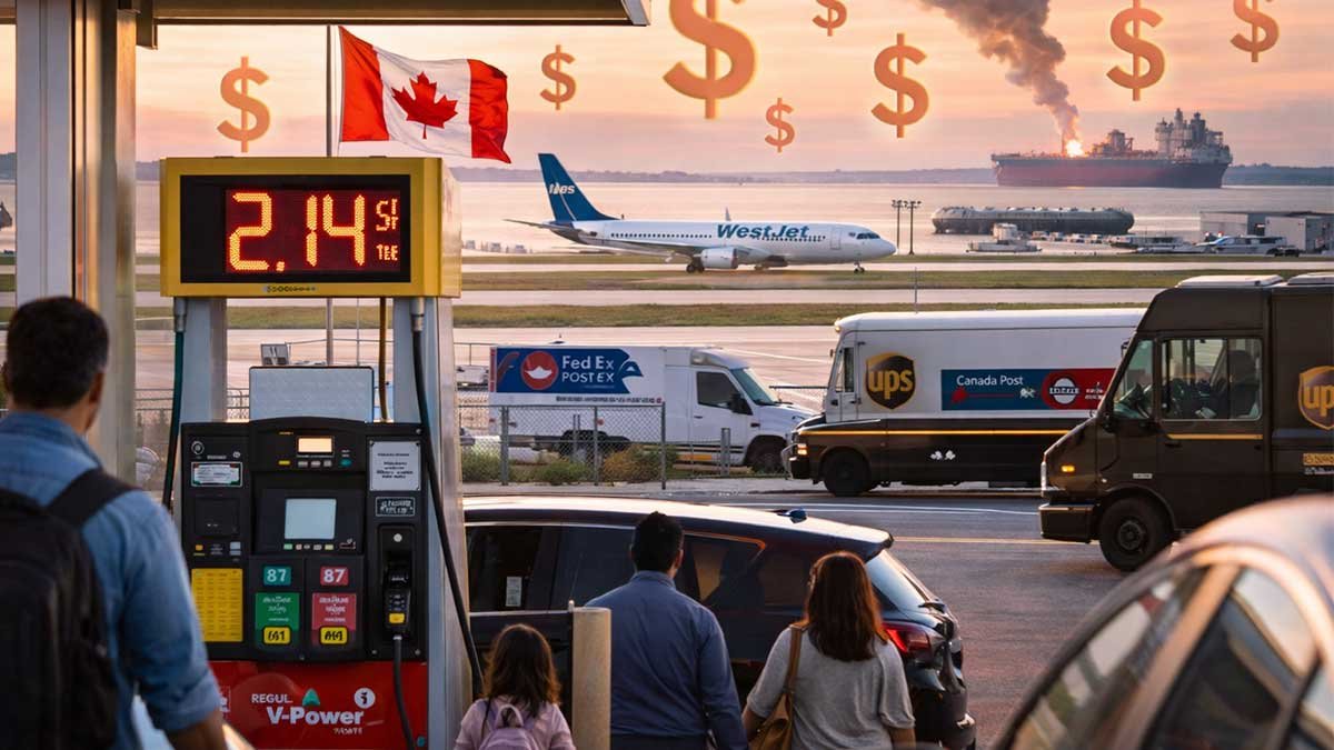 Fuel Surcharges Surge Across Canada in April 2026 as Global Oil Disruption Drives Costs Higher