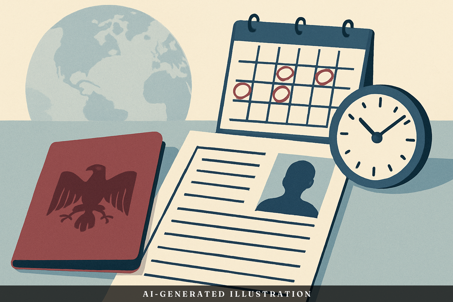 AI-generated editorial illustration for: Need a Passport Fast? How to Expedite Your U.S. Passport Renewal Step-by-Step