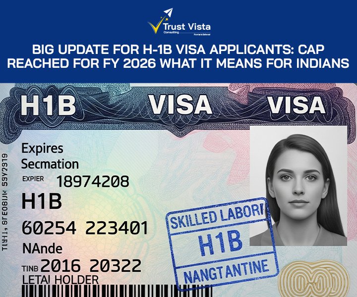 Big Update for H-1B Visa Applicants: Cap Reached for FY 2026 — What It Means for Indians