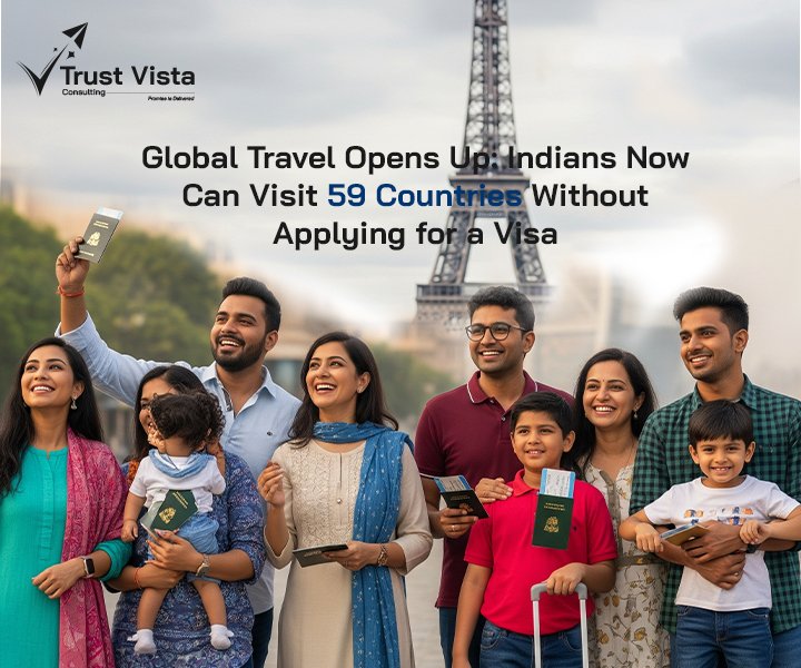 Global Travel Opens Up: Indians Now Can Visit 59 Countries Without Applying for a Visa