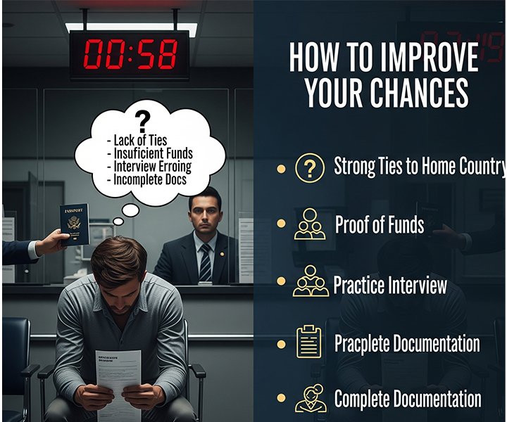 B1/B2 Visa Denied in Under a Minute – What Went Wrong and How to Improve Your Chances