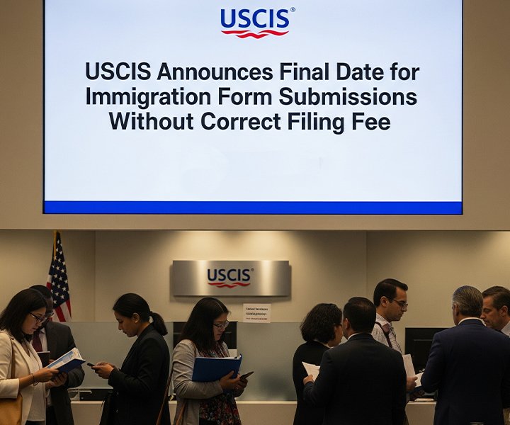 USCIS Announces Final Date for Immigration Form Submissions Without Correct Filing Fee