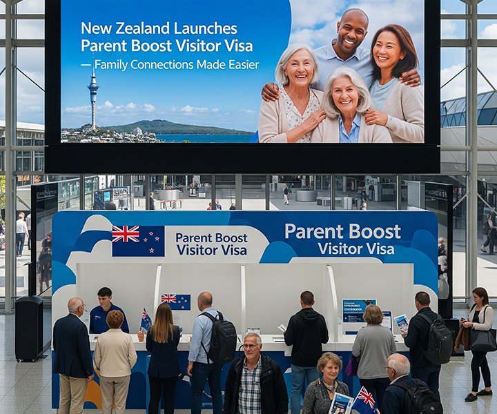 New Zealand Launches Parent Boost Visitor Visa: Applications Open 29 September 2025