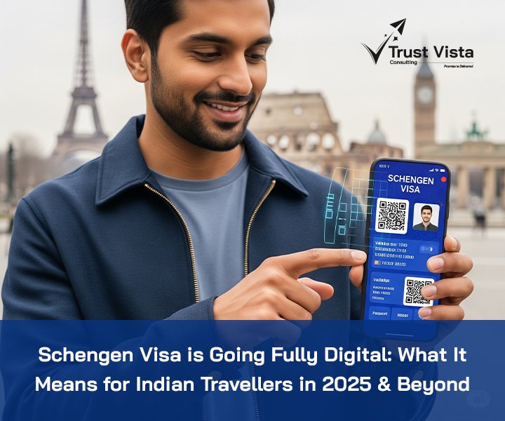 Schengen Visa is Going Fully Digital: What It Means for Indian Travellers in 2025 and Beyond