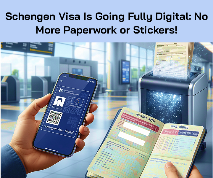 Schengen Visa Is Going Fully Digital: No More Paperwork or Stickers!